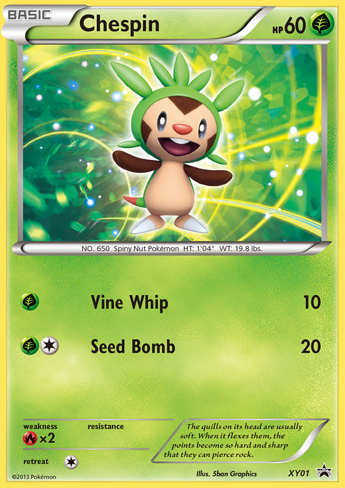 Chespin (XY01) [XY: Black Star Promos] | Golgari Games