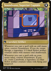 Soundwave, Sonic Spy (Back) | Local Legends