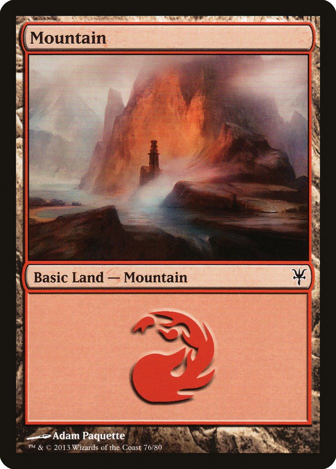 Mountain (76) [Duel Decks: Sorin vs. Tibalt] | Local Legends