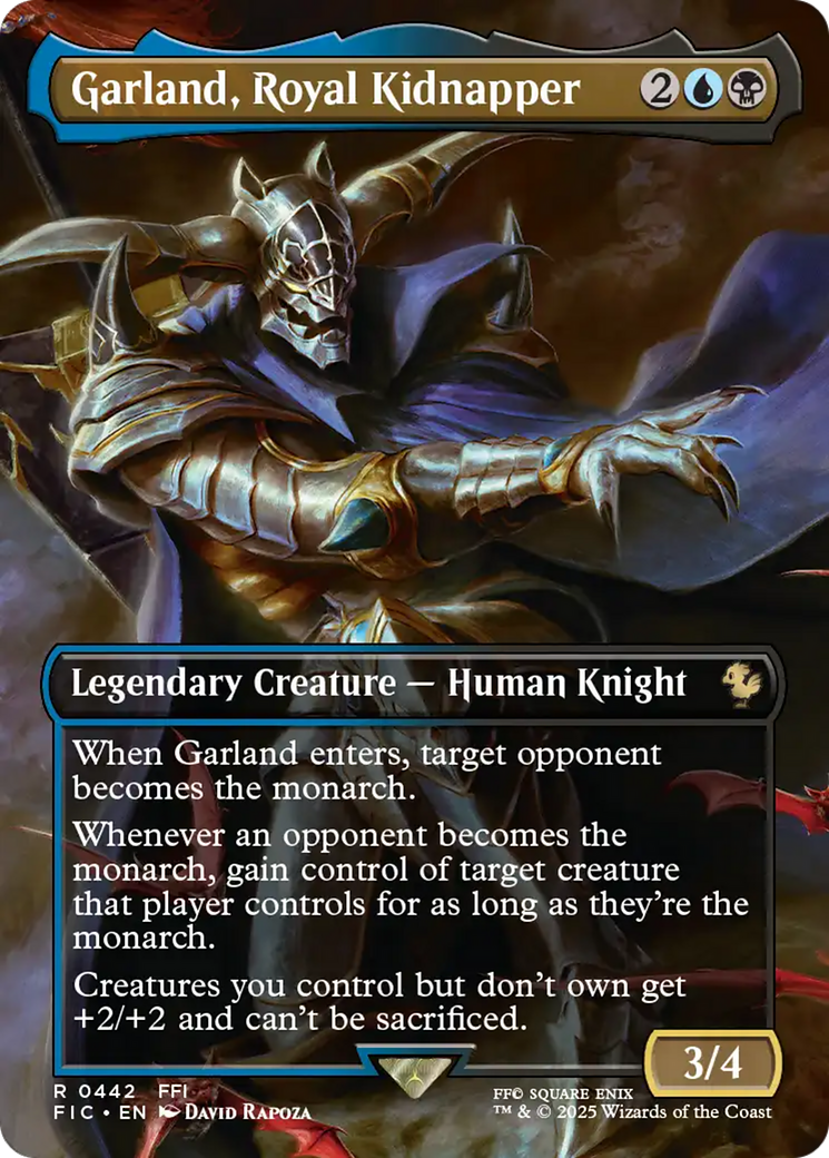 Garland, Royal Kidnapper (Borderless) [FINAL FANTASY Commander] | Local Legends