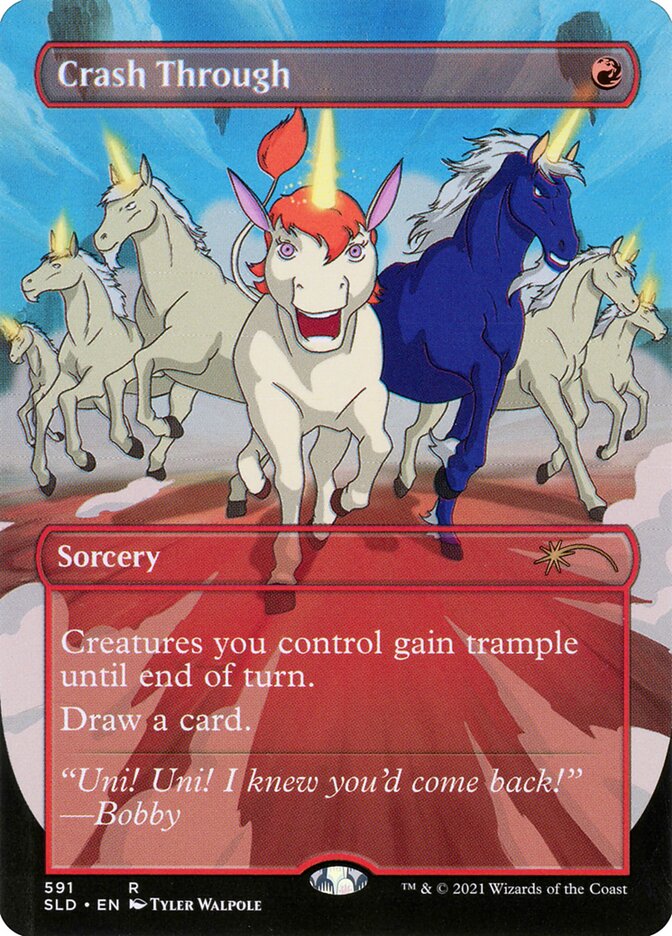 Crash Through (Borderless) [Secret Lair Drop Promos] | Local Legends