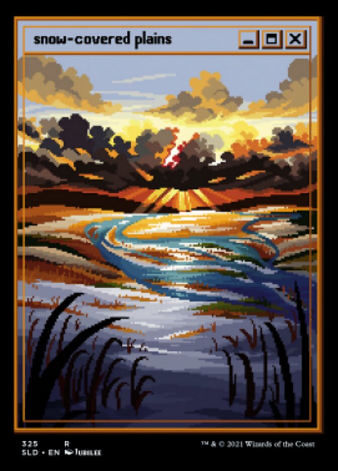 Snow-Covered Plains (Foil Etched) [Secret Lair Drop Series] | Local Legends