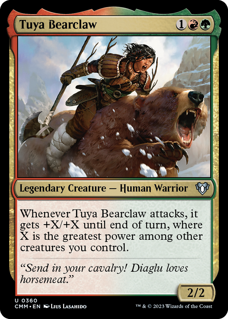 Tuya Bearclaw [Commander Masters] | Golgari Games