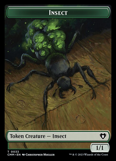 Thopter // Insect Double-Sided Token [Commander Masters Tokens] | Local Legends