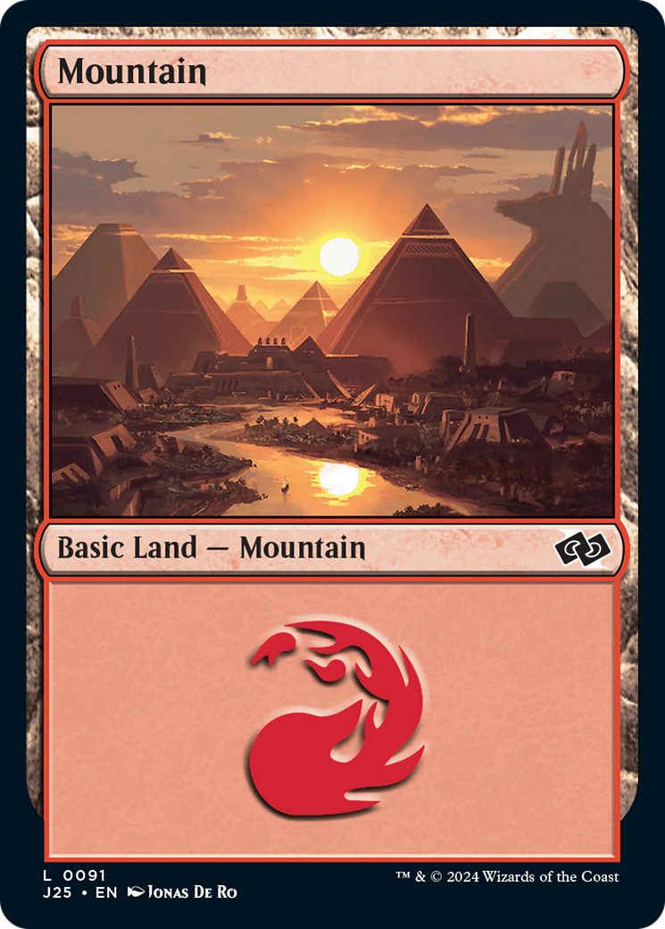 Mountain (91) [Foundations Jumpstart] | Local Legends