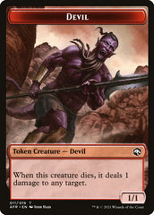 Devil // Faerie Dragon Double-Sided Token [Dungeons & Dragons: Adventures in the Forgotten Realms Tokens] | Local Legends
