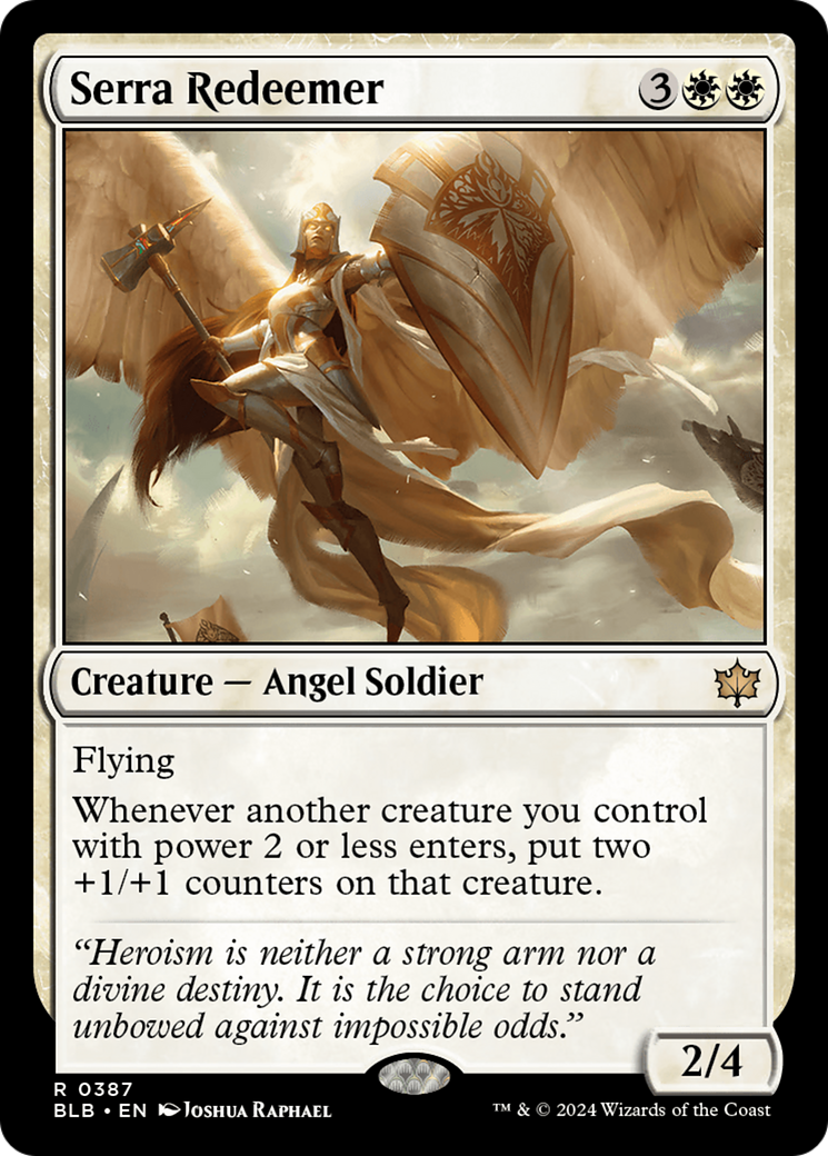 Serra Redeemer [Bloomburrow] | Local Legends