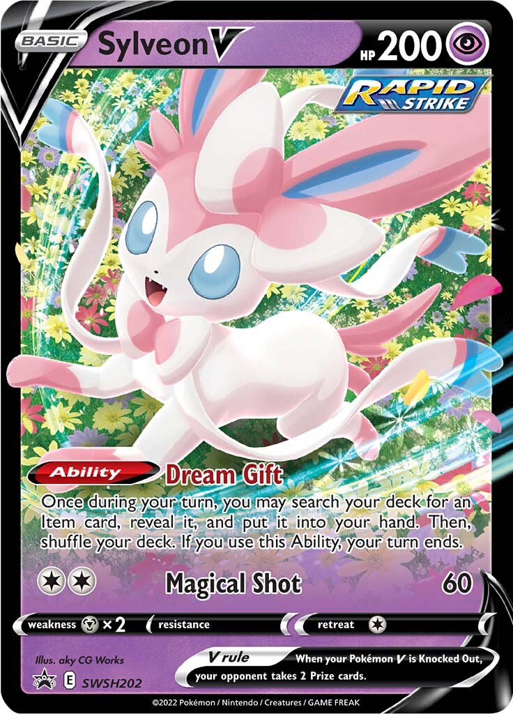 Sylveon V (SWSH202) [Sword & Shield: Black Star Promos] | Local Legends