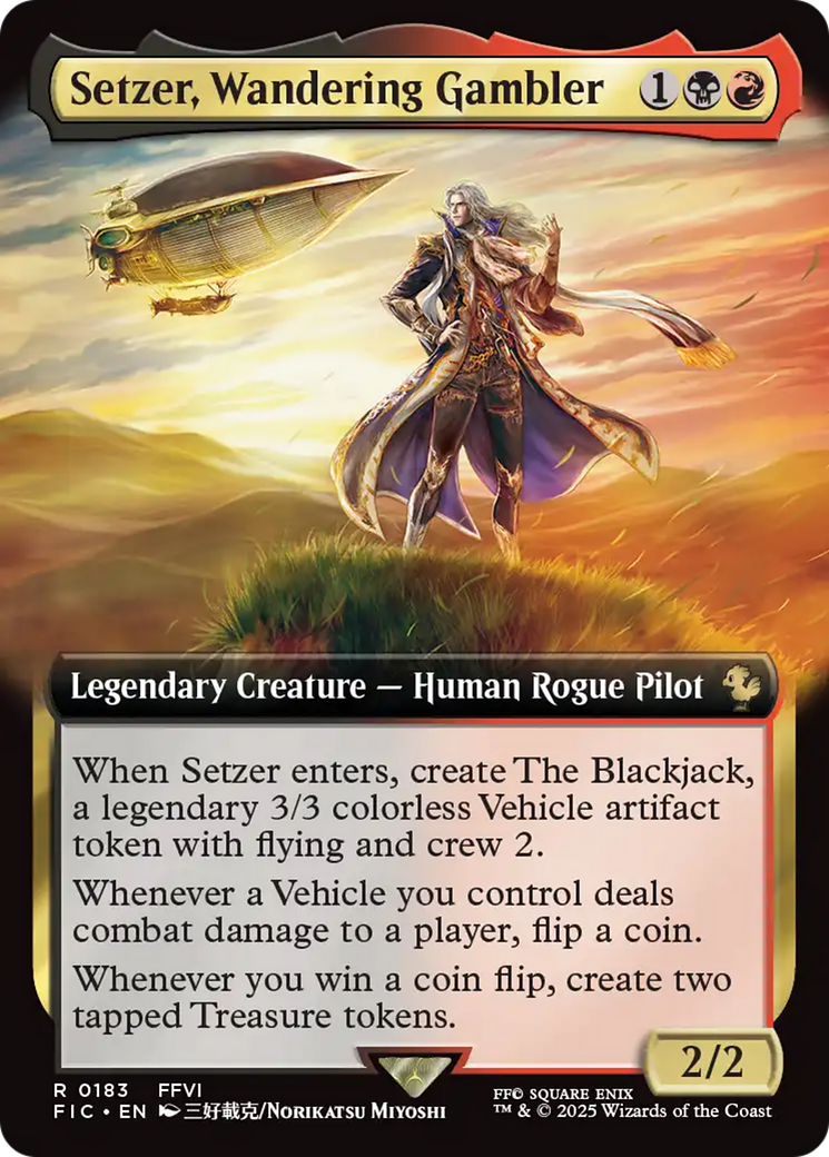 Setzer, Wandering Gambler (Extended Art) [FINAL FANTASY Commander] | Local Legends