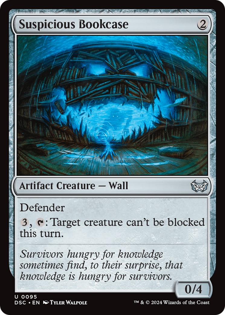 Suspicious Bookcase [Duskmourn: House of Horror Commander] | Local Legends