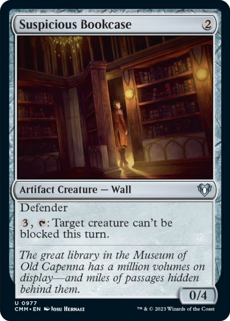 Suspicious Bookcase [Commander Masters] | Local Legends