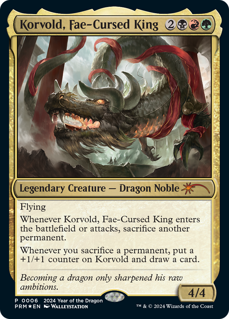 Korvold, Fae-Cursed King (Year of the Dragon 2024) [Standard Showdown Promos] | Local Legends