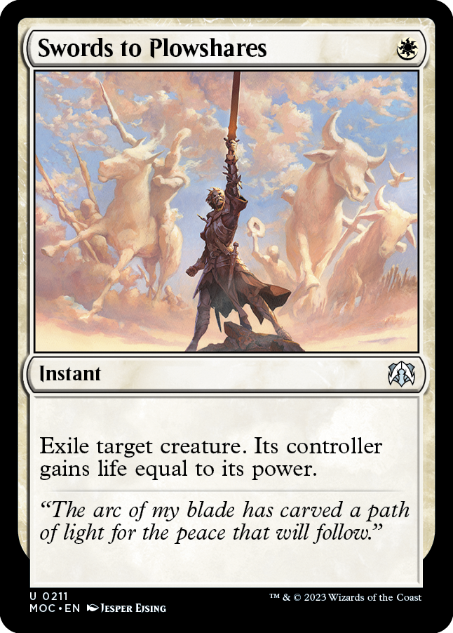 Swords to Plowshares [March of the Machine Commander] | Local Legends