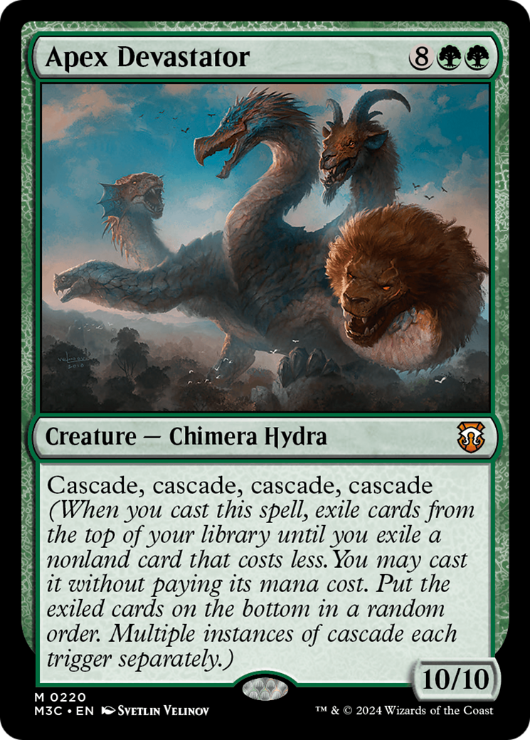 Apex Devastator (Ripple Foil) [Modern Horizons 3 Commander] | Golgari Games