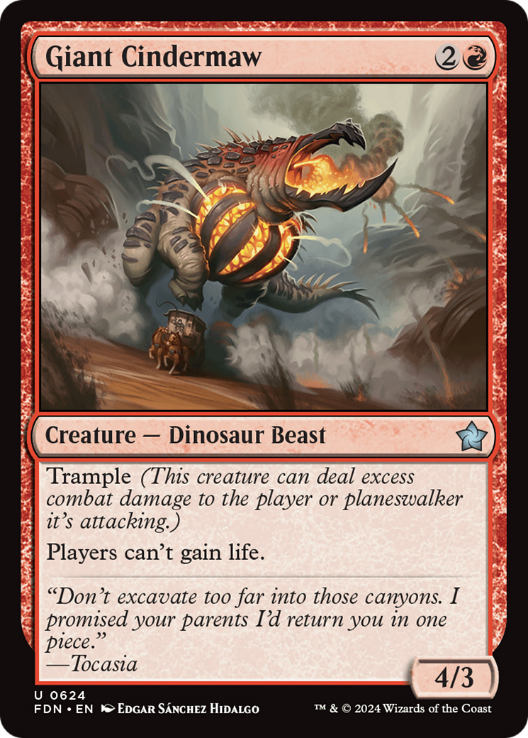 Giant Cindermaw [Foundations] | Local Legends