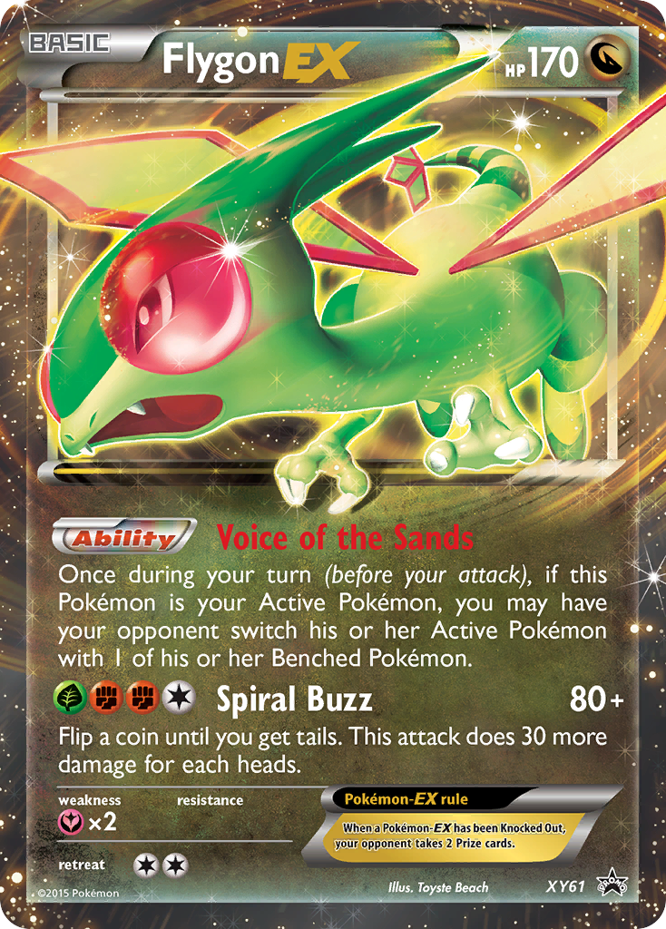 Flygon EX (XY61) [XY: Black Star Promos] | Golgari Games