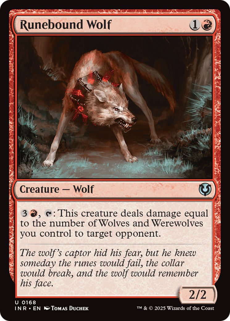 Runebound Wolf [Innistrad Remastered] | Local Legends