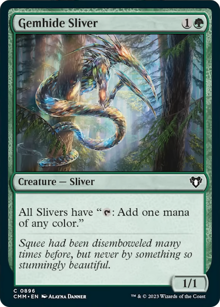 Gemhide Sliver [Commander Masters] | Local Legends