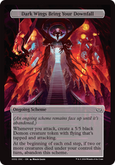 Dark Wings Bring Your Downfall (Full Art) [Duskmourn: Archenemy] | Local Legends