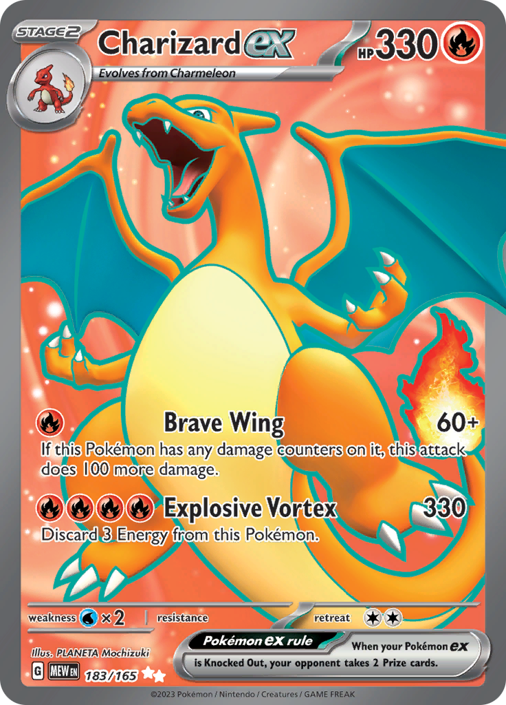 Charizard ex (183/165) [Scarlet & Violet: 151] | Golgari Games