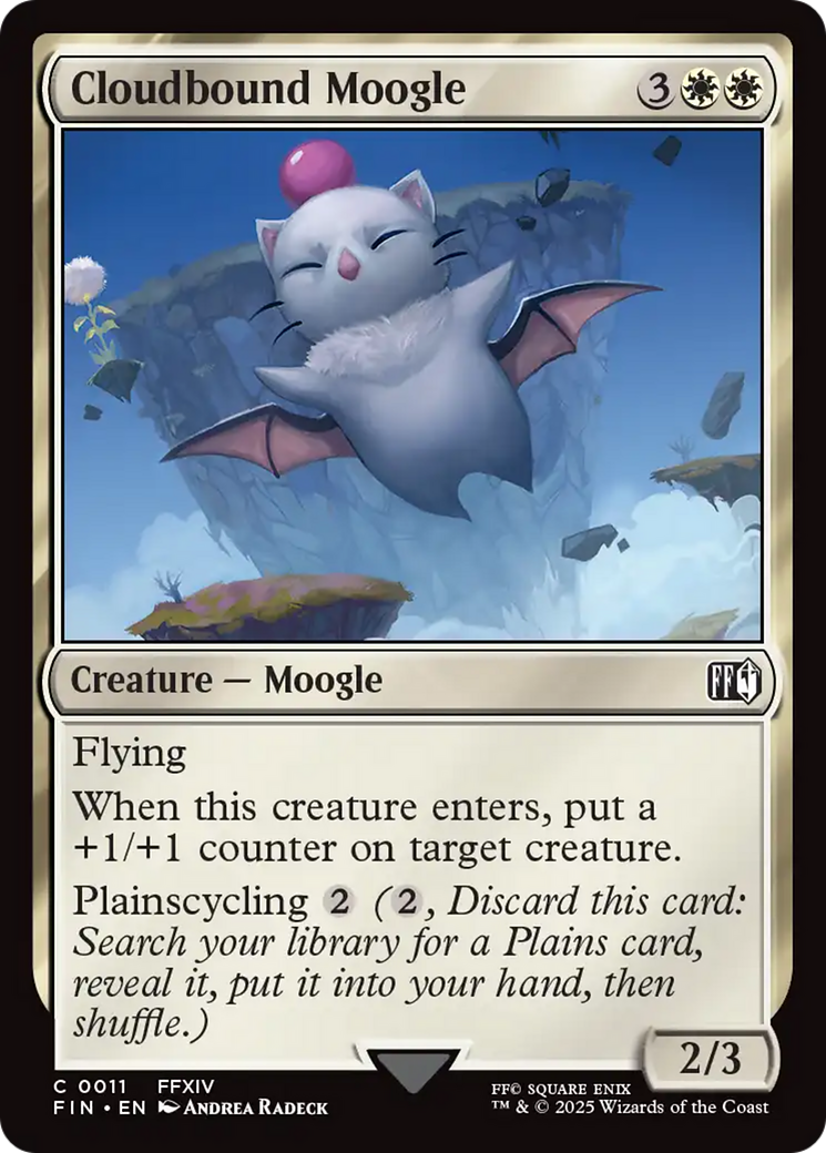 Cloudbound Moogle [FINAL FANTASY] | Local Legends