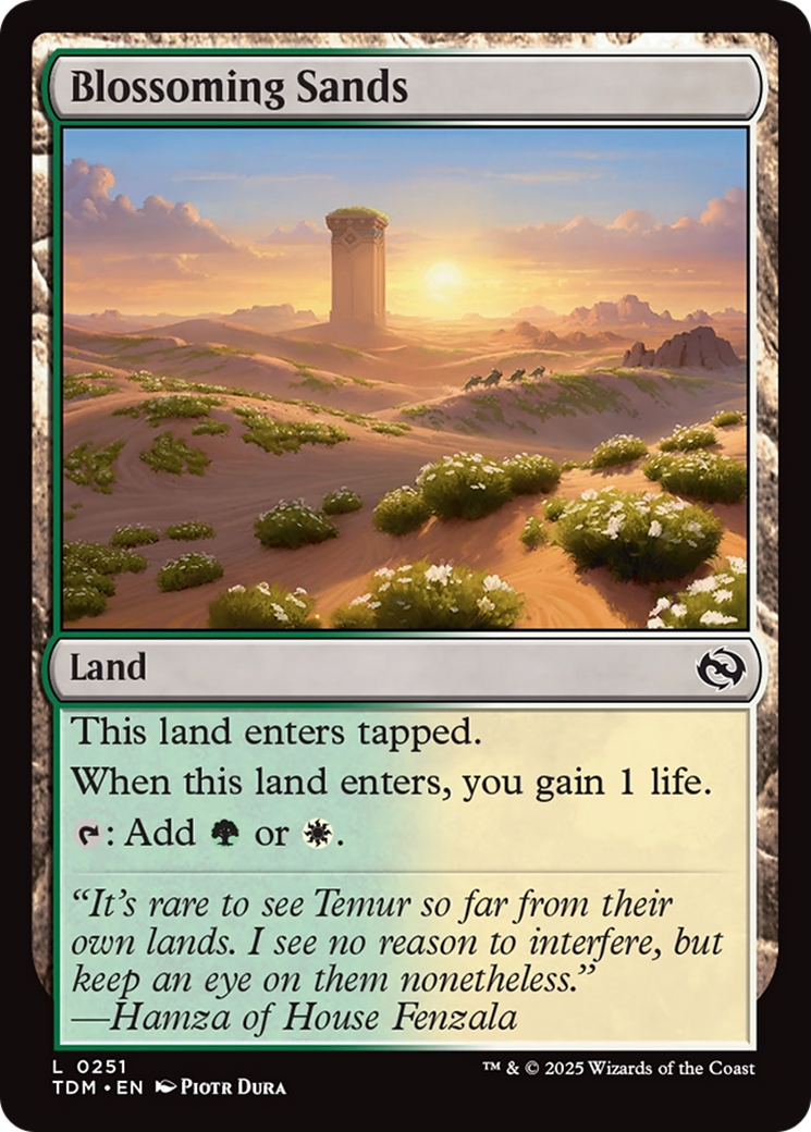 Blossoming Sands [Tarkir: Dragonstorm] | Local Legends