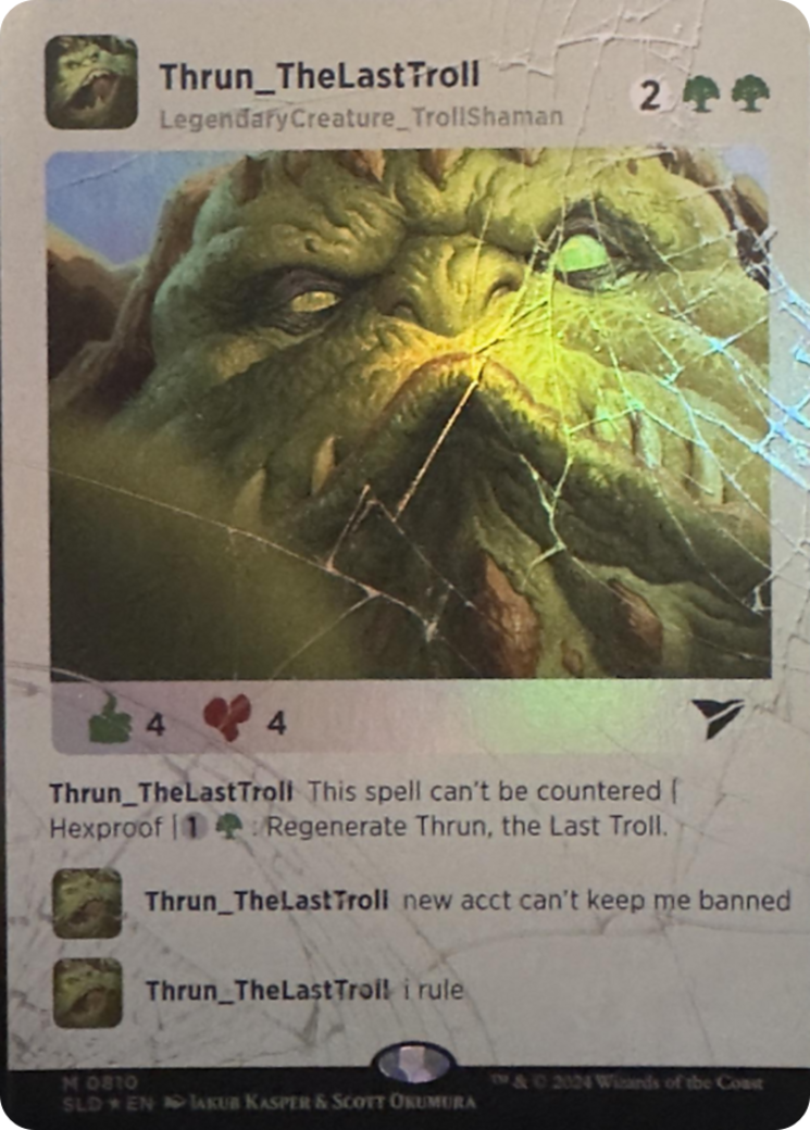 Thrun, the Last Troll (Rainbow Foil) [Secret Lair Drop Series] | Local Legends