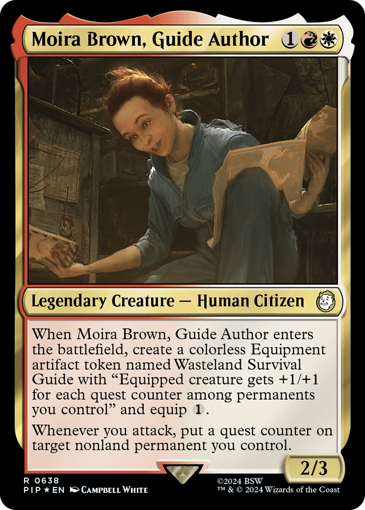 Moira Brown, Guide Author (Surge Foil) [Fallout] | Local Legends