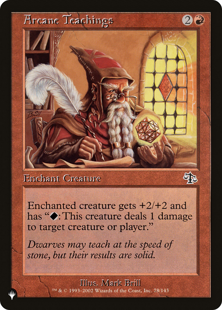 Arcane Teachings (Misprint) [The List] | Local Legends