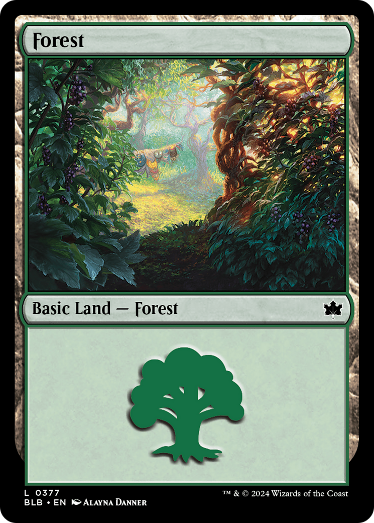 Forest (0377) [Bloomburrow] | Golgari Games