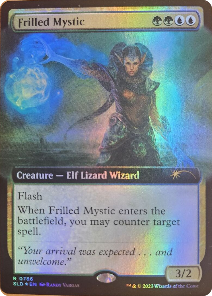 Frilled Mystic (Extended Art) [Secret Lair Drop Series] | Golgari Games