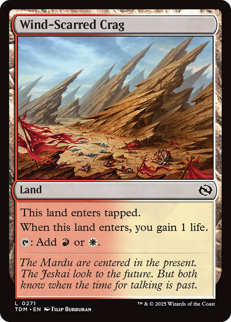 Wind-Scarred Crag [Tarkir: Dragonstorm] | Local Legends