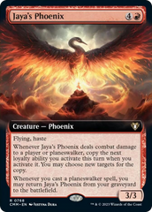 Jaya's Phoenix (Extended Art) [Commander Masters] | Golgari Games