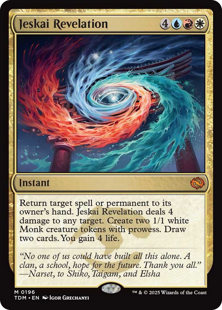 Jeskai Revelation [Tarkir: Dragonstorm] | Local Legends