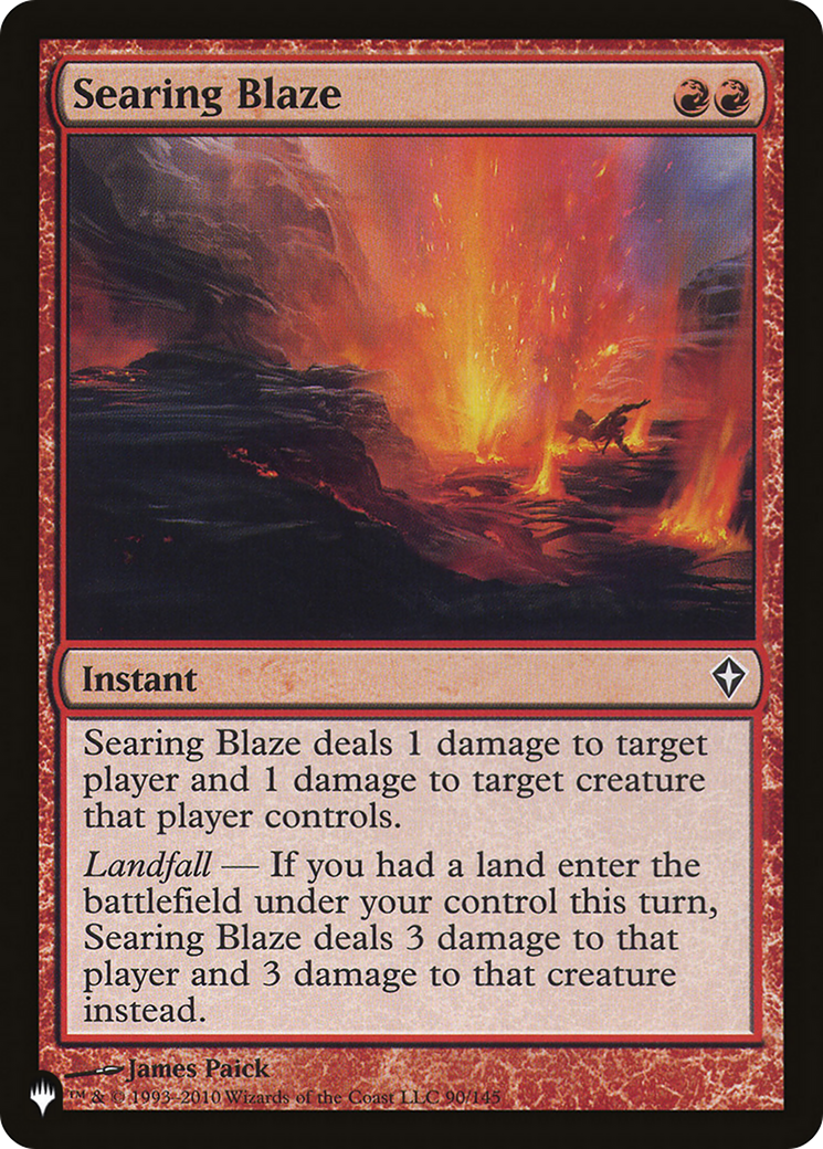 Searing Blaze [The List] | Local Legends