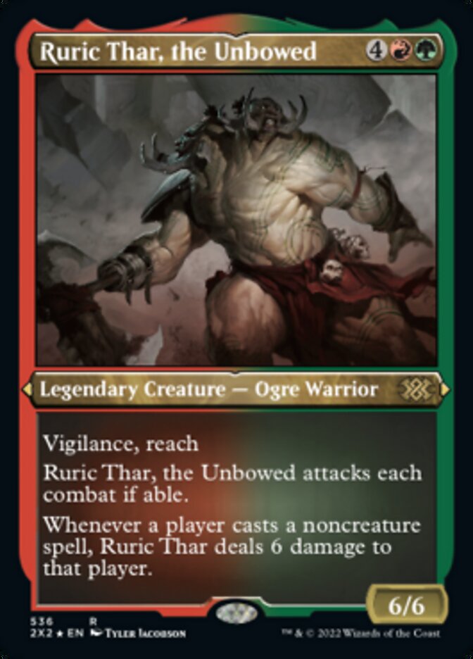 Ruric Thar, the Unbowed (Foil Etched) [Double Masters 2022] | Local Legends