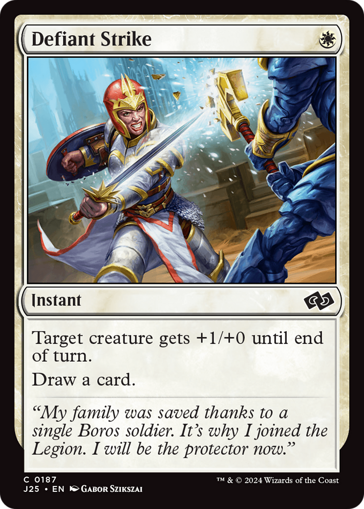 Defiant Strike [Foundations Jumpstart] | Local Legends