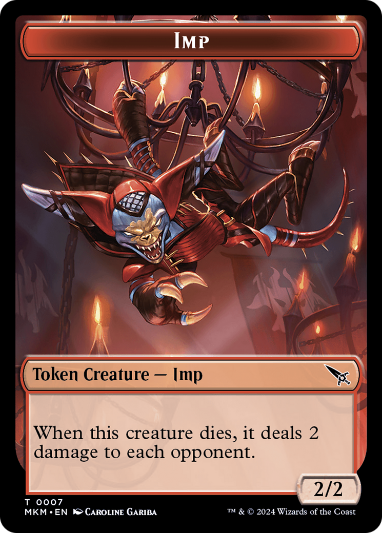 Thopter (0020) // Imp Double-Sided Token [Murders at Karlov Manor Tokens] | Local Legends