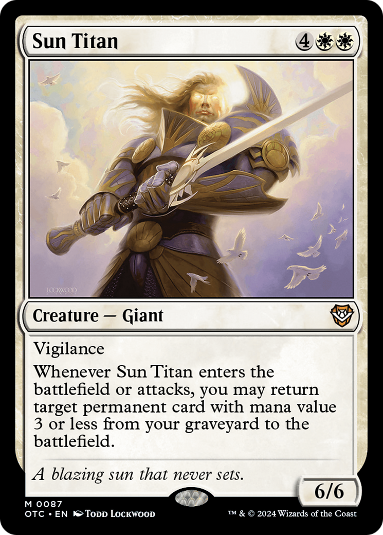 Sun Titan [Outlaws of Thunder Junction Commander] | Local Legends