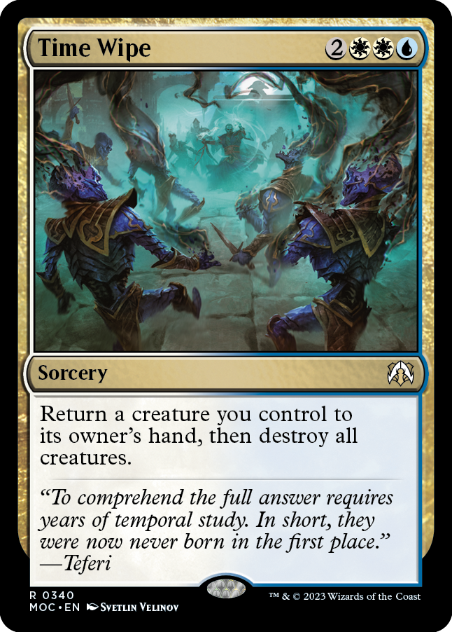 Time Wipe [March of the Machine Commander] | Local Legends