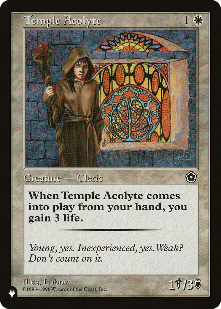 Temple Acolyte [The List] | Local Legends