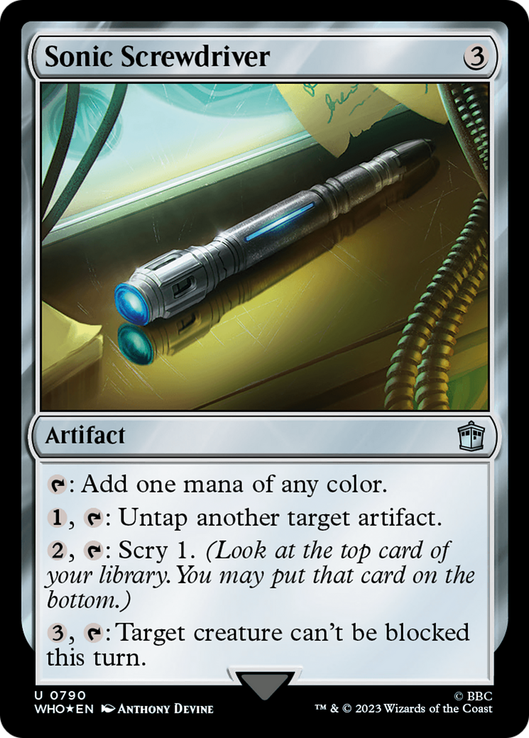 Sonic Screwdriver (0790) (Surge Foil) [Doctor Who] | Local Legends