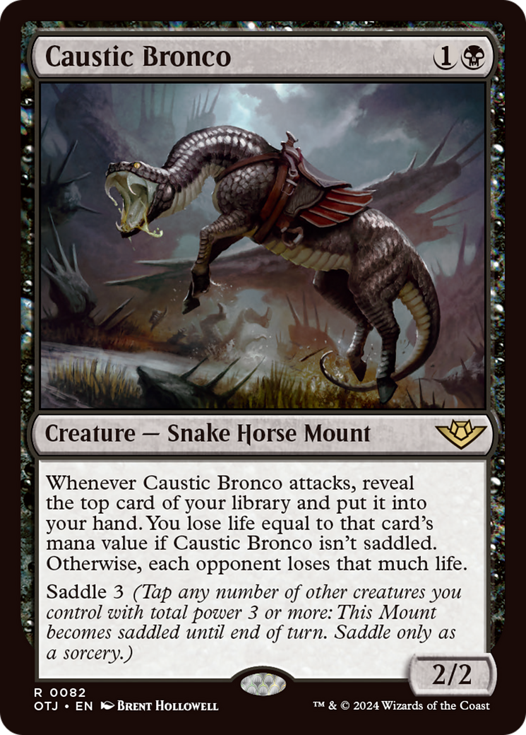 Caustic Bronco [Outlaws of Thunder Junction] | Local Legends