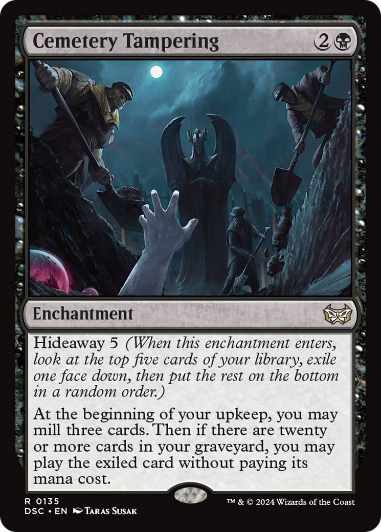 Cemetery Tampering [Duskmourn: House of Horror Commander] | Local Legends