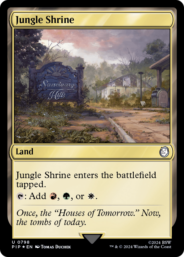 Jungle Shrine (Surge Foil) [Fallout] | Local Legends
