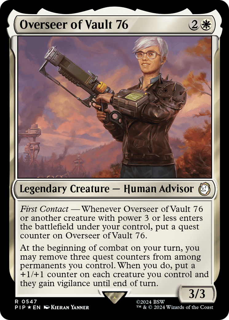 Overseer of Vault 76 (Surge Foil) [Fallout] | Local Legends