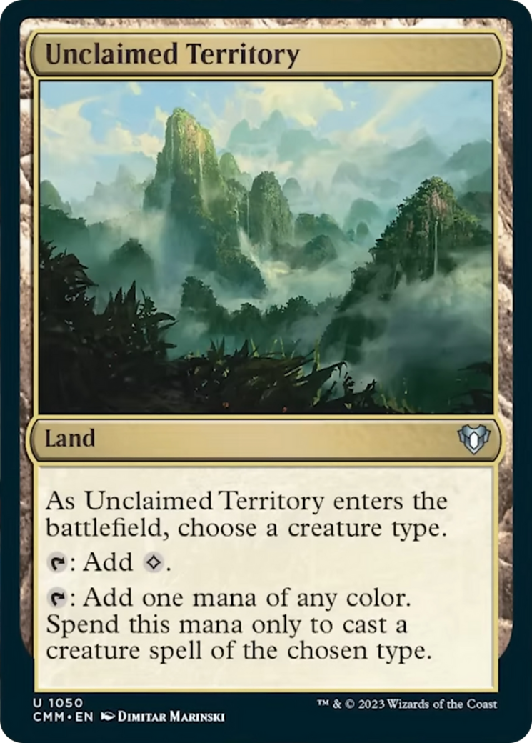 Unclaimed Territory [Commander Masters] | Golgari Games