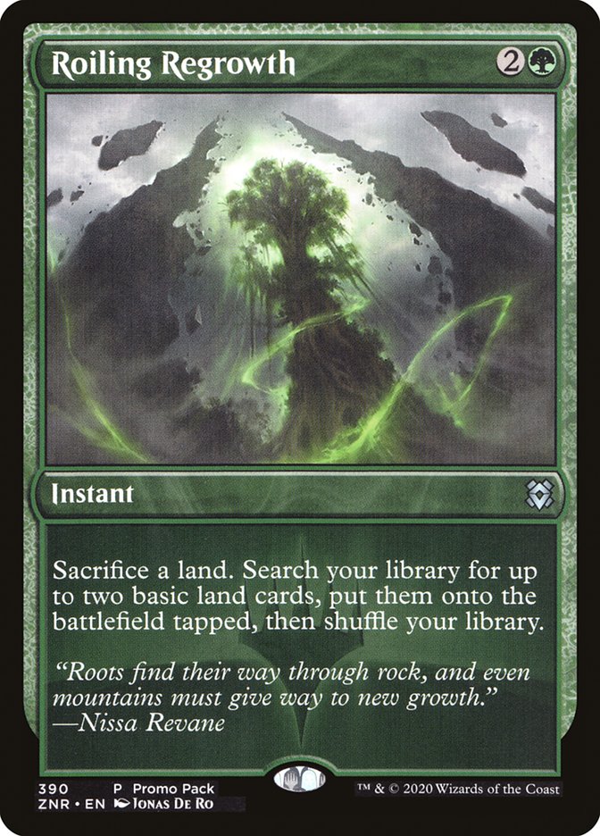 Roiling Regrowth (Promo Pack) [Zendikar Rising Promos] | Local Legends