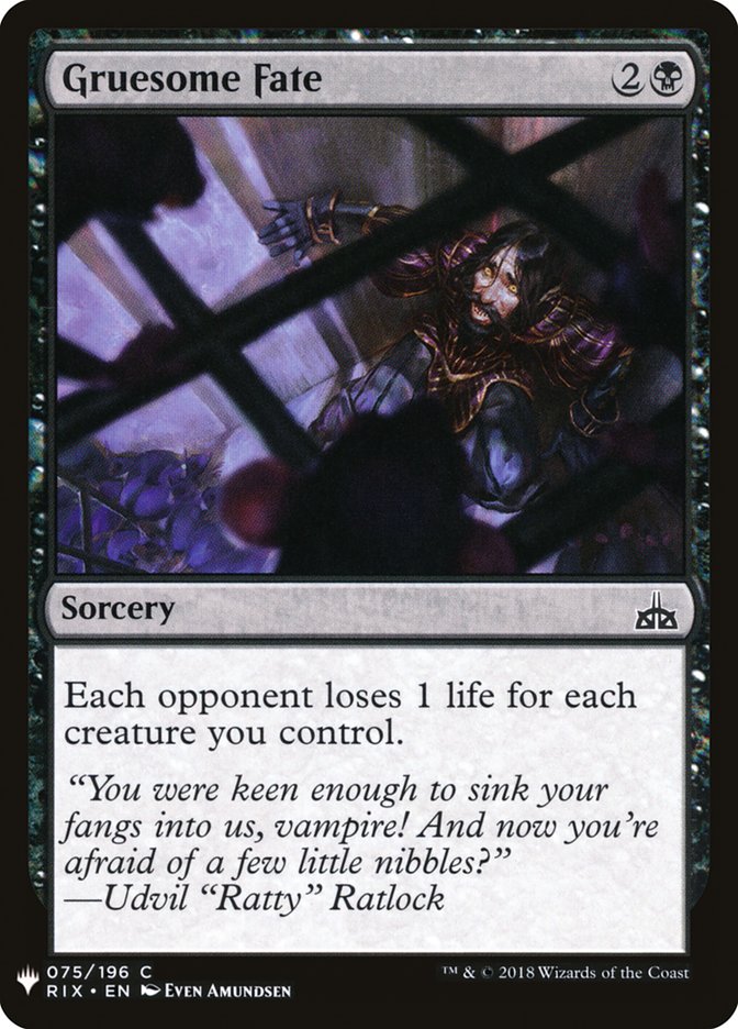 Gruesome Fate [Mystery Booster] | Local Legends