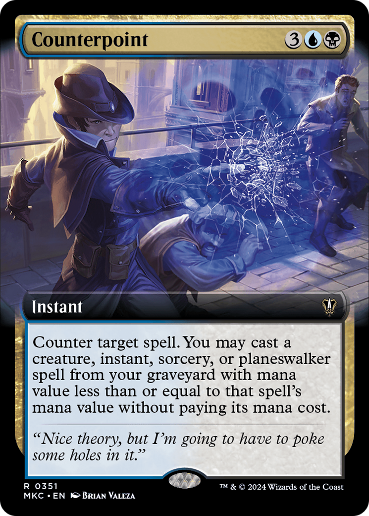 Counterpoint (Extended Art) [Murders at Karlov Manor Commander] | Local Legends